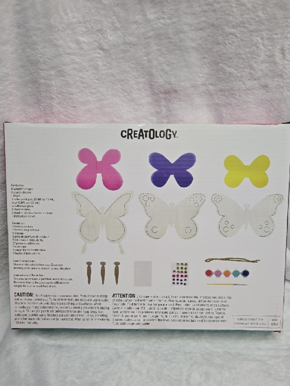 Creatology Butterfly Décor Craft Kit - Yellow, Blue, Pink, Orange - Picture 2 of 2